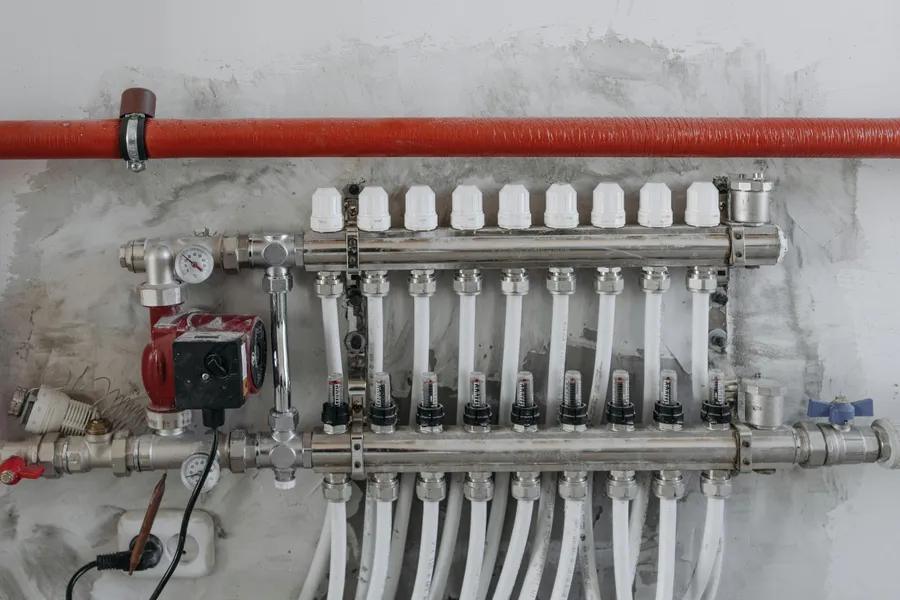 Vloerverwarming verdeler